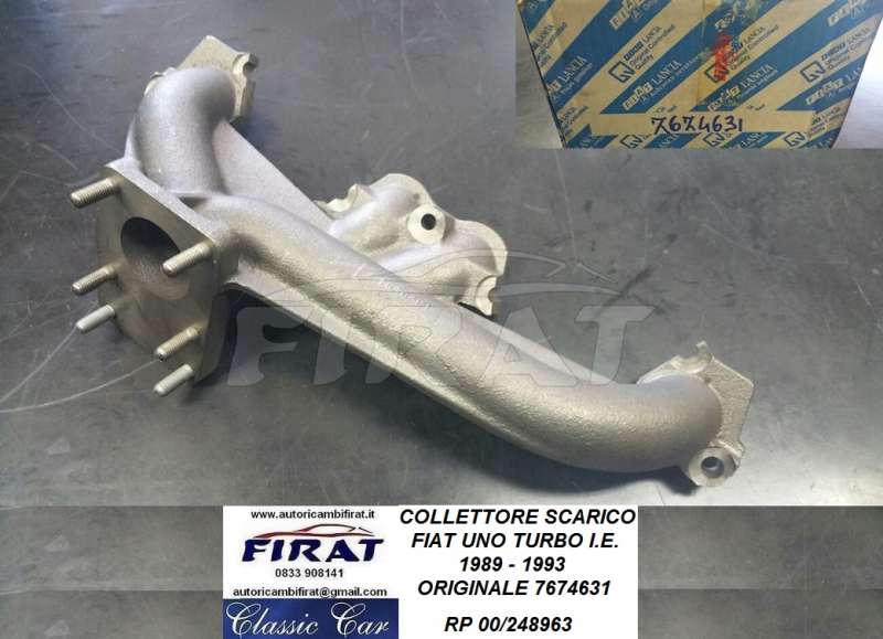 COLLETTORE SCARICO FIAT UNO TURBO I.E. 89 - 93 7674631